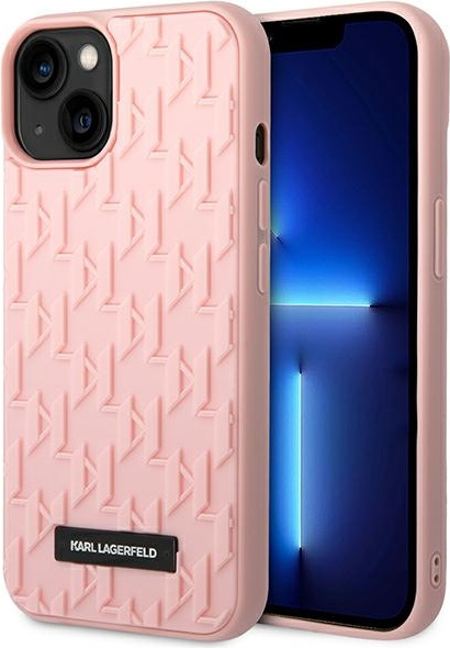 Karl Lagerfeld KLHCP14MRUPKLPP Apple iPhone 14 Plus hardcase pink 3D Monogram