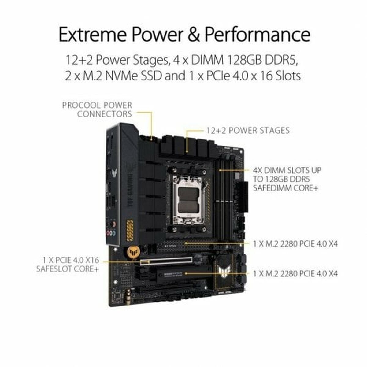 Motherboard Asus AMD AM5 AMD AMD B650 Motherboard Asus AMD AM5 AMD AMD B650