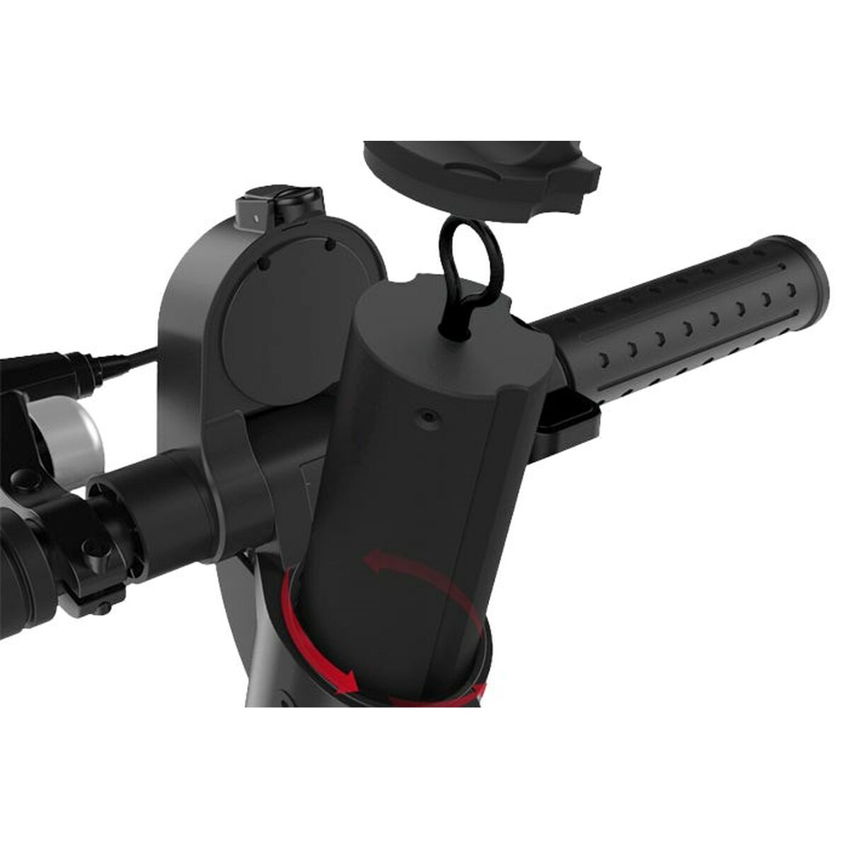 Electric Scooter JIVR JSX-122-0 Black Grey 350 W Electric Scooter JIVR JSX-122-0 Black Grey 350 W