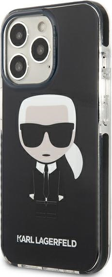 Karl Lagerfeld KLHCP13LTPEIKK Apple iPhone 13 Pro hardcase black Iconik Karl