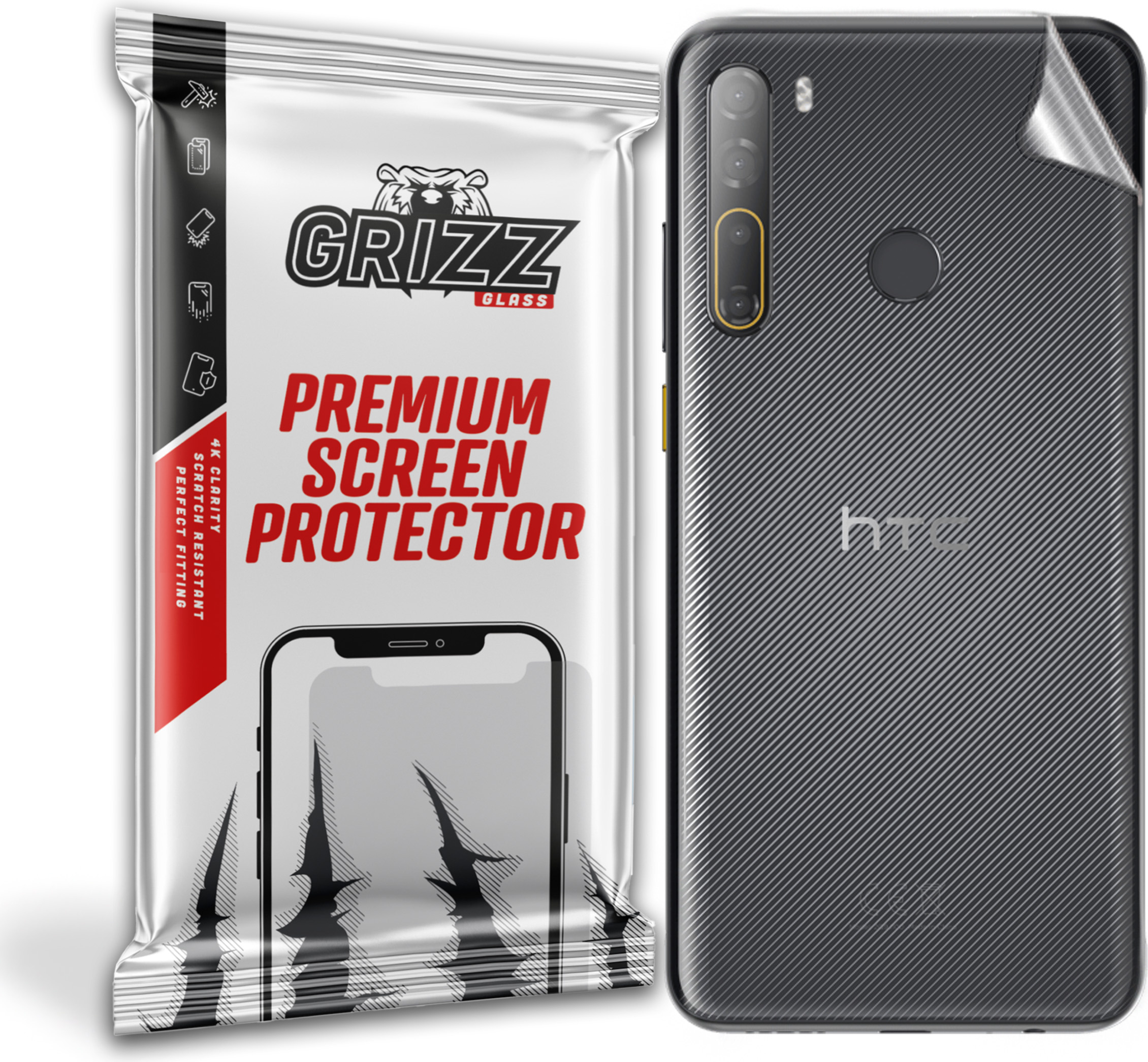 GrizzGlass SatinSkin HTC Desire 20 Pro