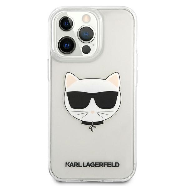 Karl Lagerfeld KLHCP13XCTR Apple iPhone 13 Pro Max hardcase transparent Choupette Head