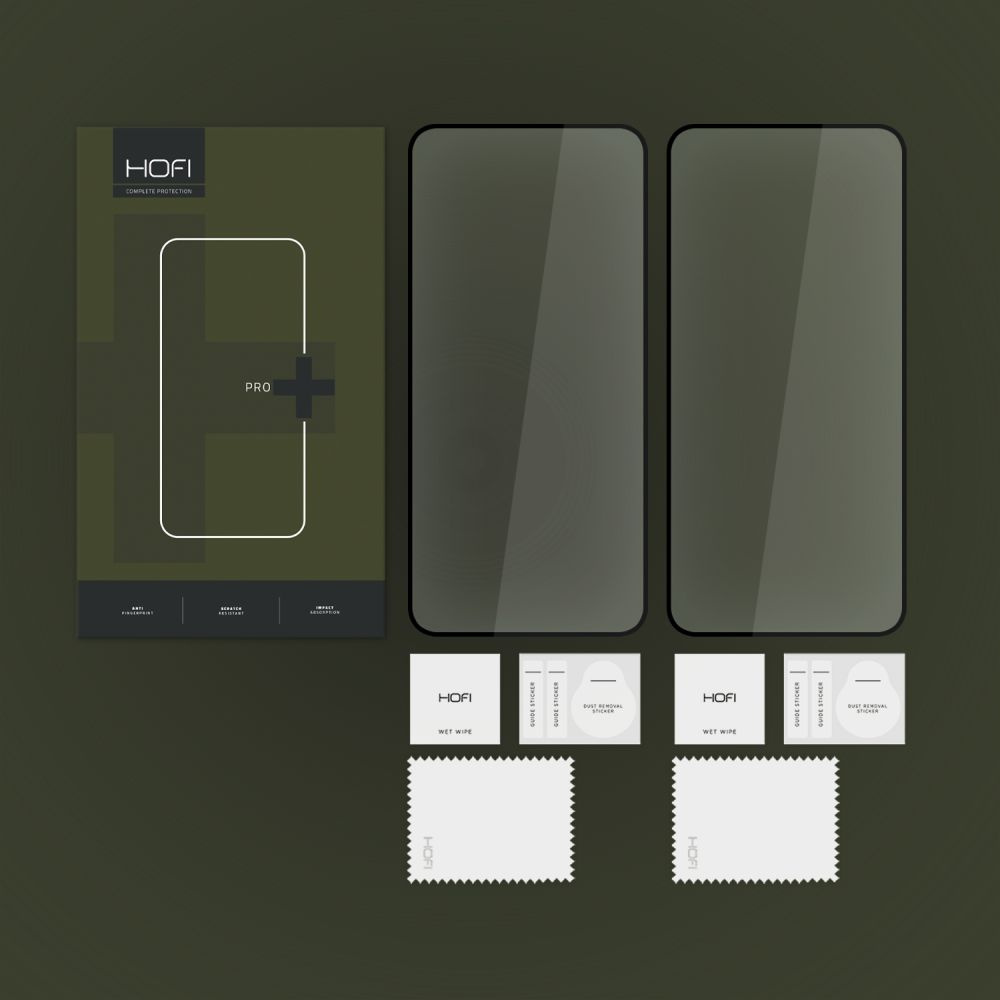 Hofi Glass Pro+ Samsung Galaxy S24 Black [2 PACK]