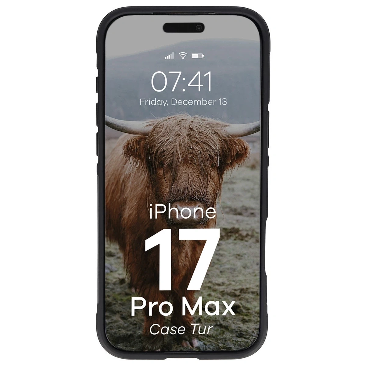 Pancerne etui Bizon Case Tur do Apple iPhone 17 Pro Max czarne
