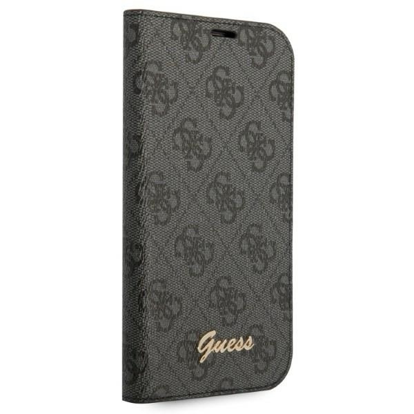 Guess GUBKP14LHG4SHK Apple iPhone 14 Pro black book 4G Vintage Gold Logo