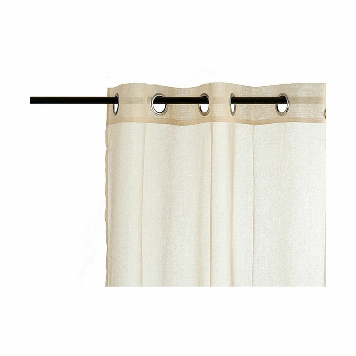 Curtain 140 x 260 cm Beige (6 Units)