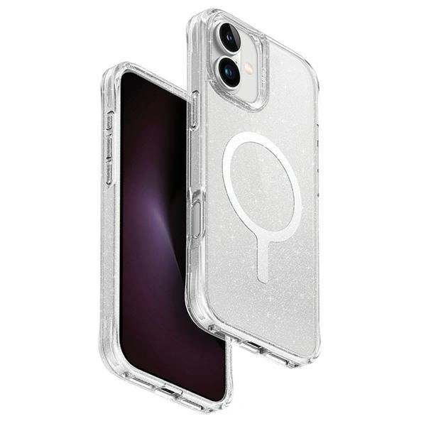 UNIQ LifePro Xtreme Case for Apple iPhone 16 Plus MagClick Charging, Tinsel Lucent