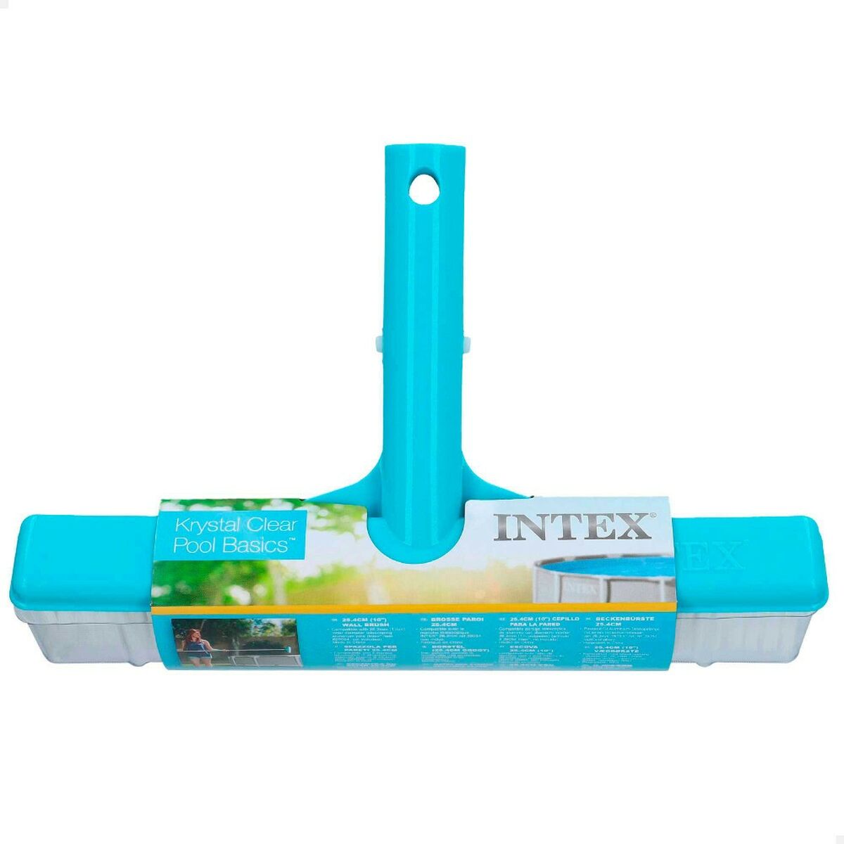 Curved Brush for Swimming Pool Intex Wall 25,4 x 14 x 17 cm (12 Units)