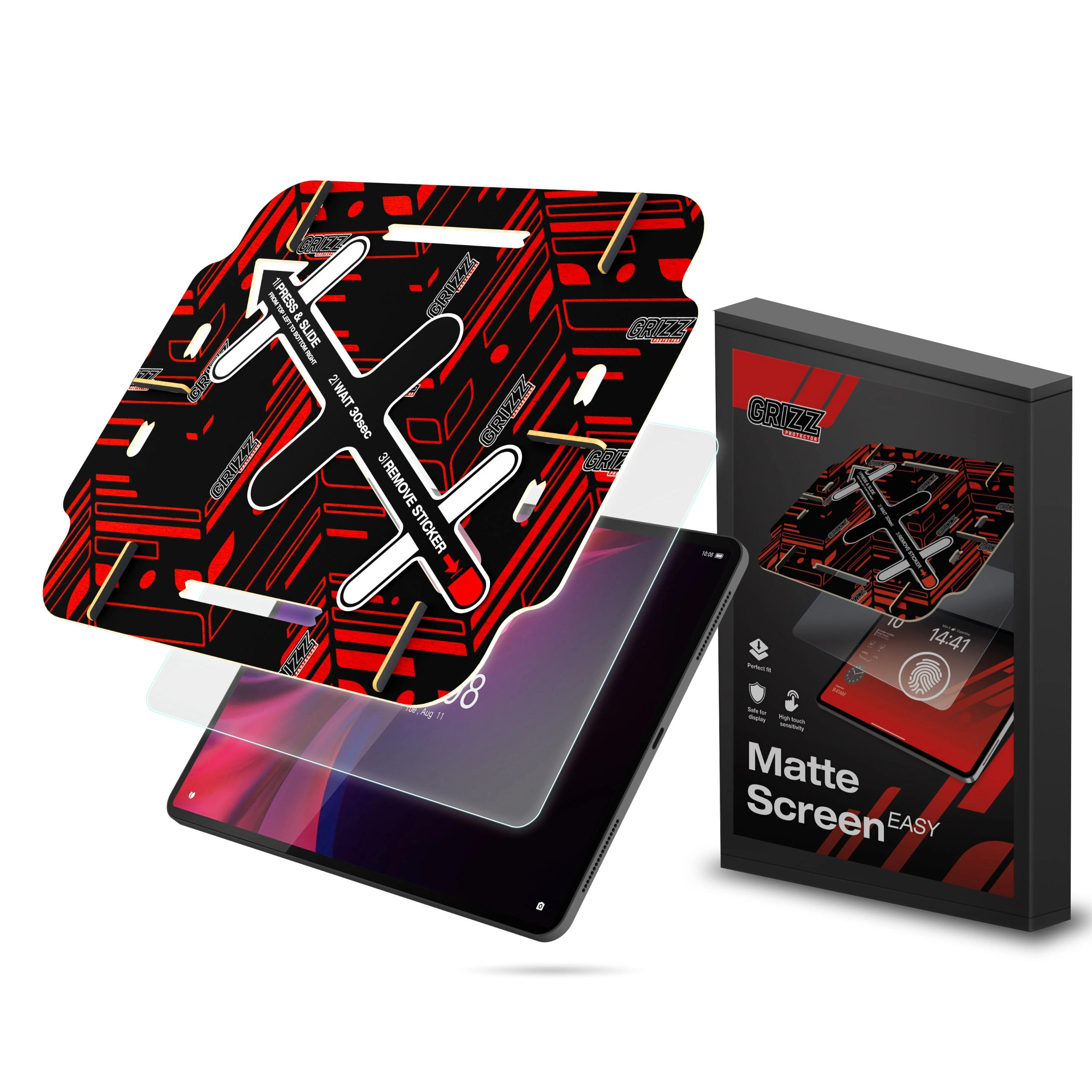 Matte film GrizzGlass MatteScreen Easy for Lenovo Tab P12