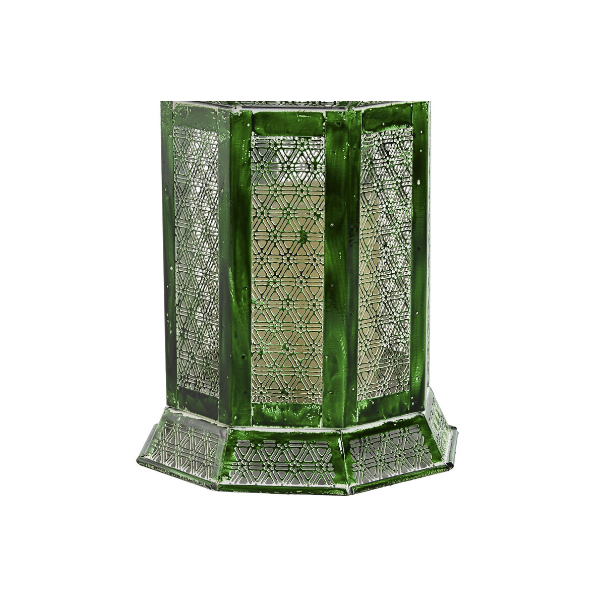 Lanterns Home ESPRIT Green Metal Oriental 23 x 23 x 57 cm (2 Pieces)