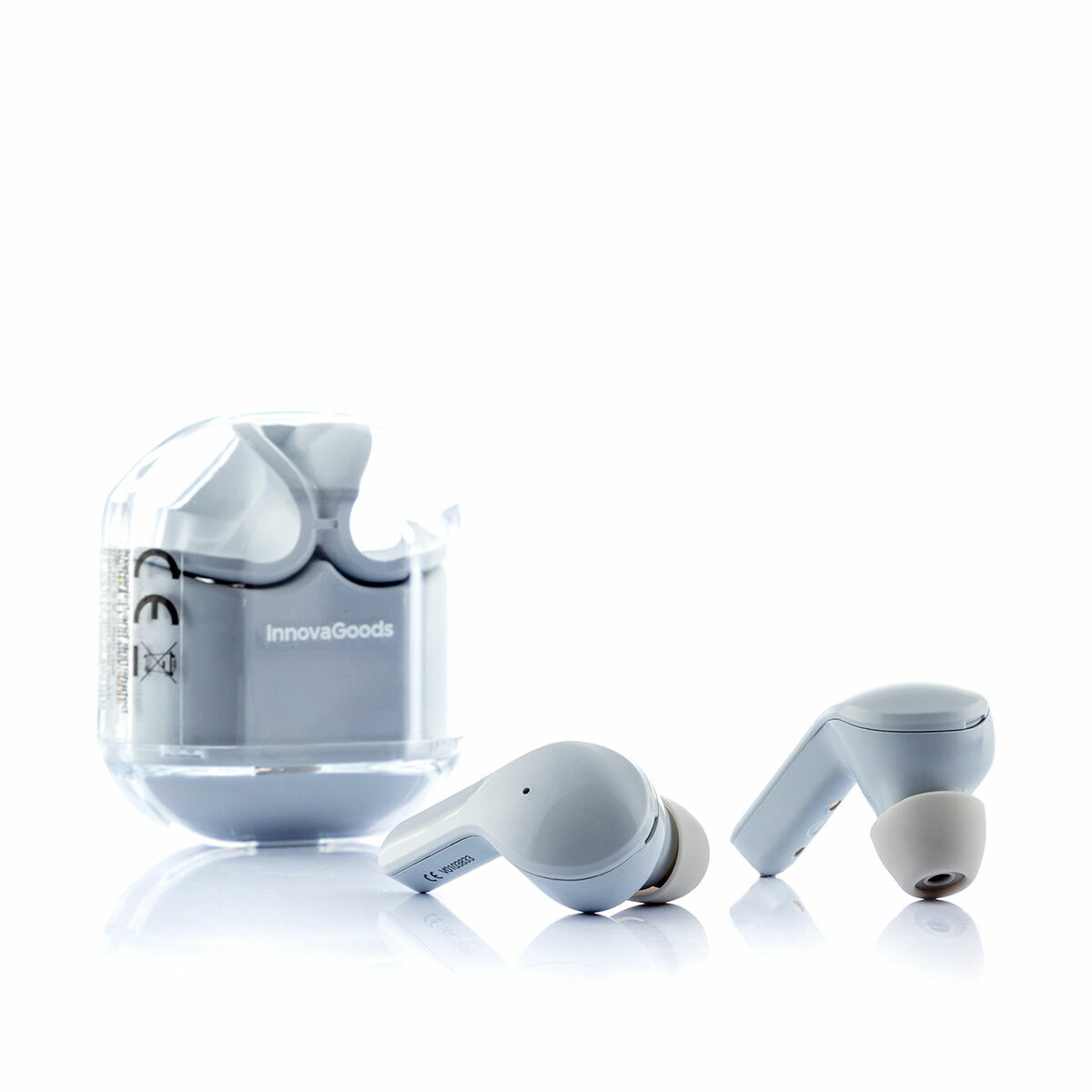 Wireless Headphones Grey InnovaGoods Wireless Headphones Grey InnovaGoods