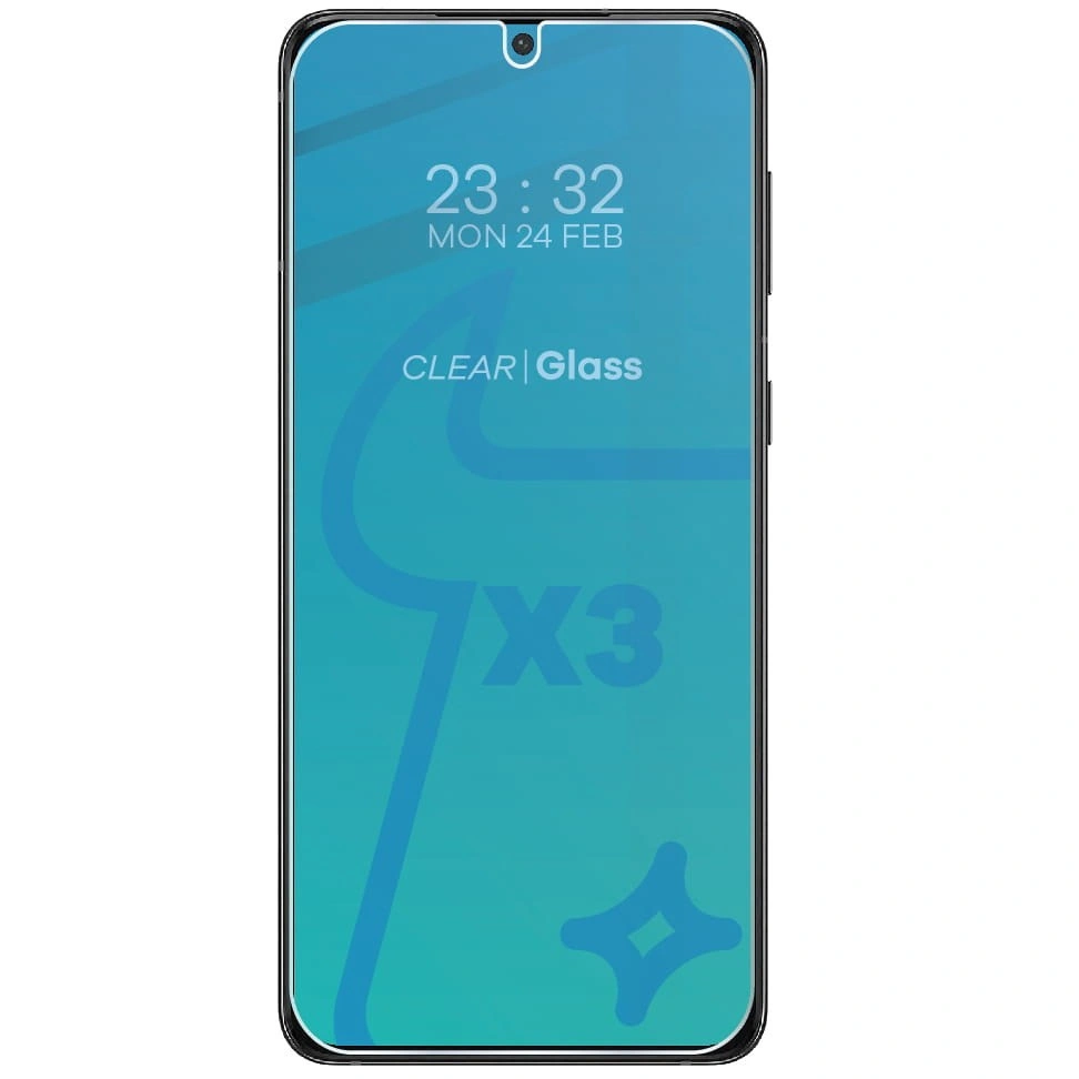 Bizon Glass Clear tempered glass - 3 pcs. + lens glass Samsung Galaxy S21 Plus 5G