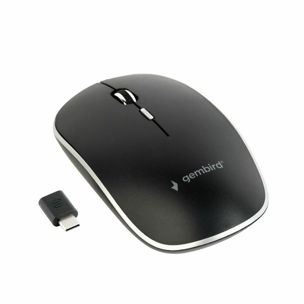 Mouse GEMBIRD PE2132159 Schwarz 1600 dpi (1 Stück)