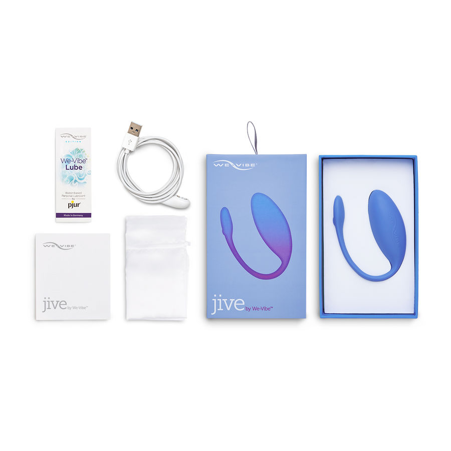 WE-VIBE JIVE BLUE VIBRATING EGG