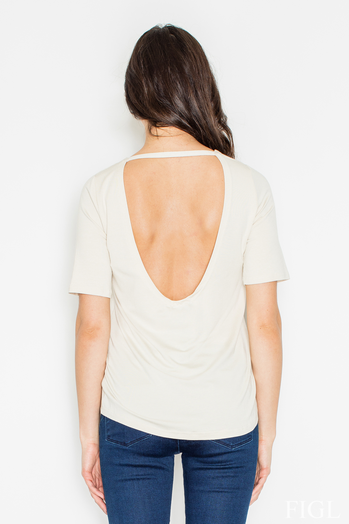 Bluse model 50061 Figl beige Damen