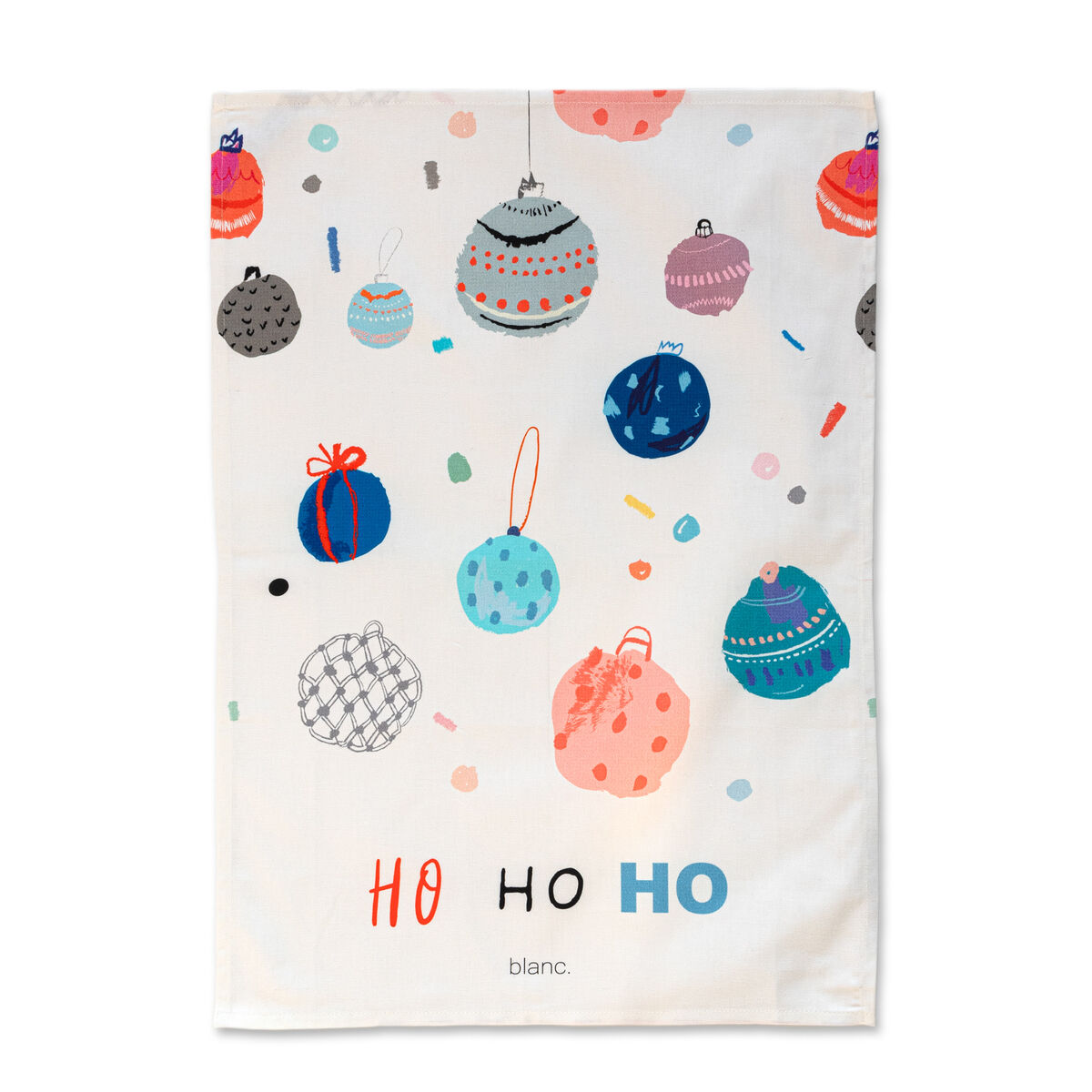 Kitchen Cloth HappyFriday Xmas Ho Ho Ho Multicolour 70 x 50 cm (2 Units)