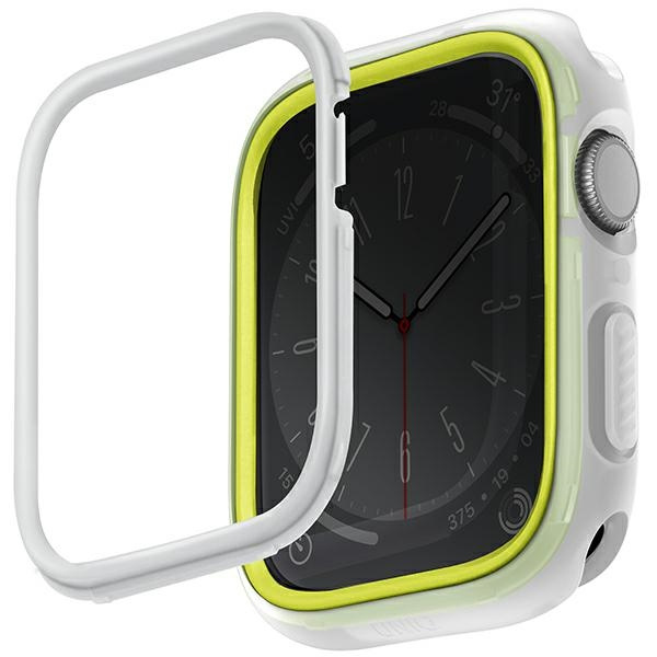 UNIQ Moduo Case Apple Watch 4/5/6/7/SE/8/9 44/45mm lime-white