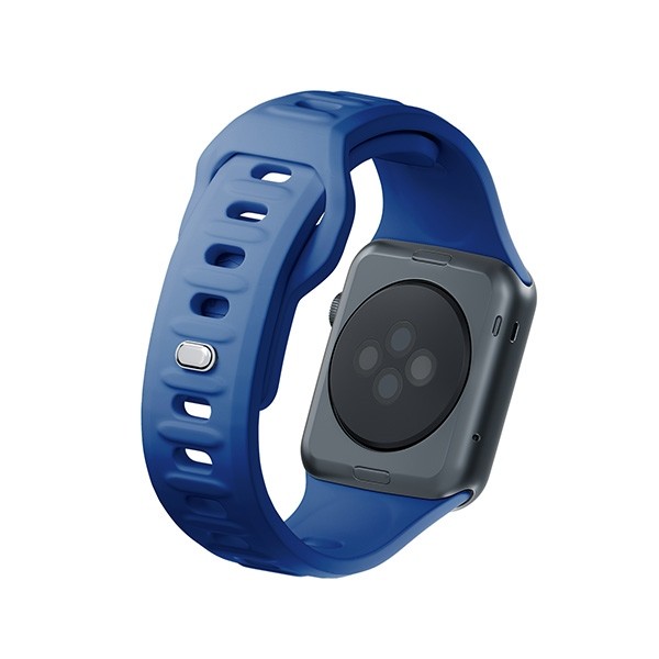 3MK Silicone Watch Strap Apple Watch 4/5/6/7/8/9/SE/Ultra 42/44/45/49mm blue