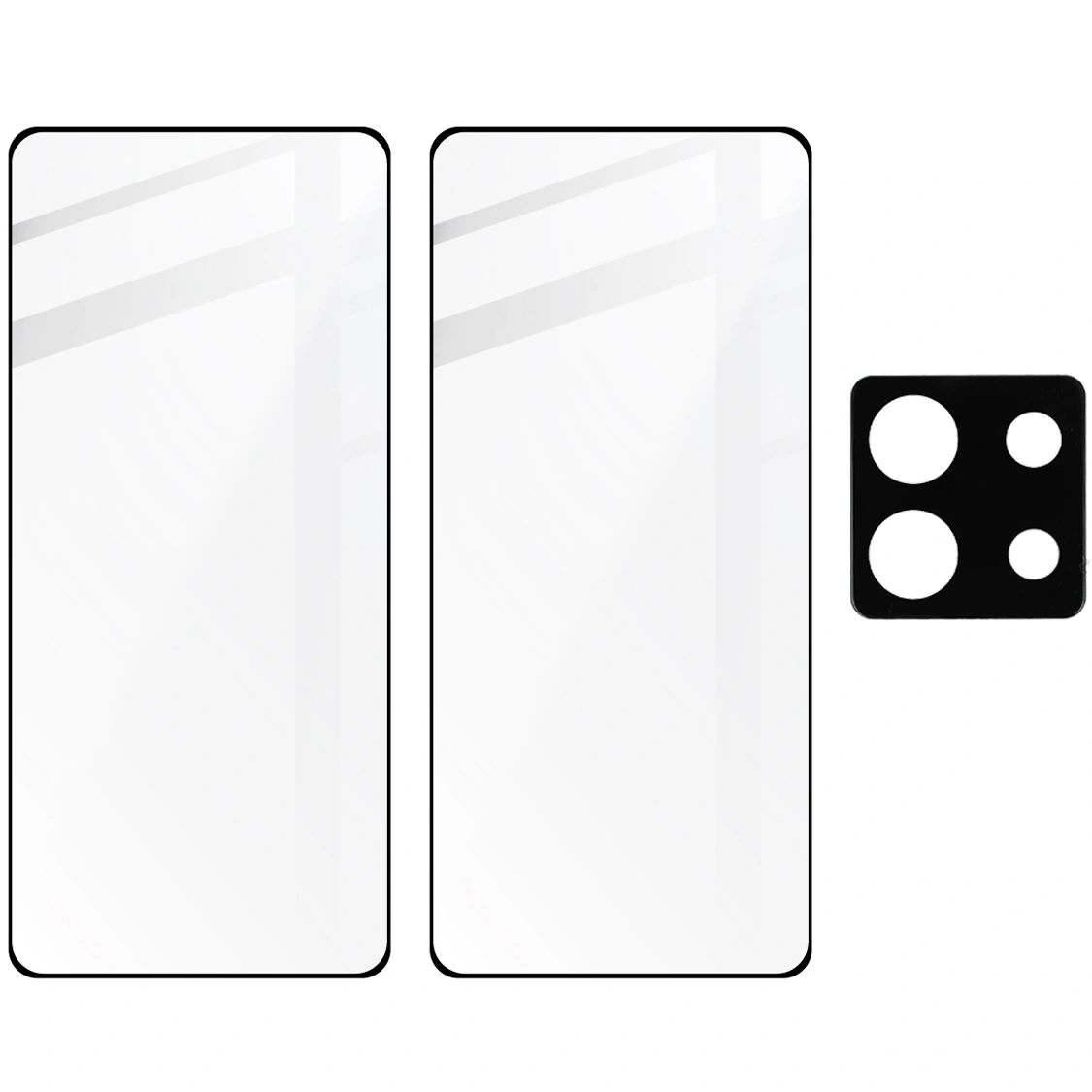 BIZON Edge 2x screen glass + camera glass Xiaomi Poco X6 / Redmi Note 13 Pro 5G