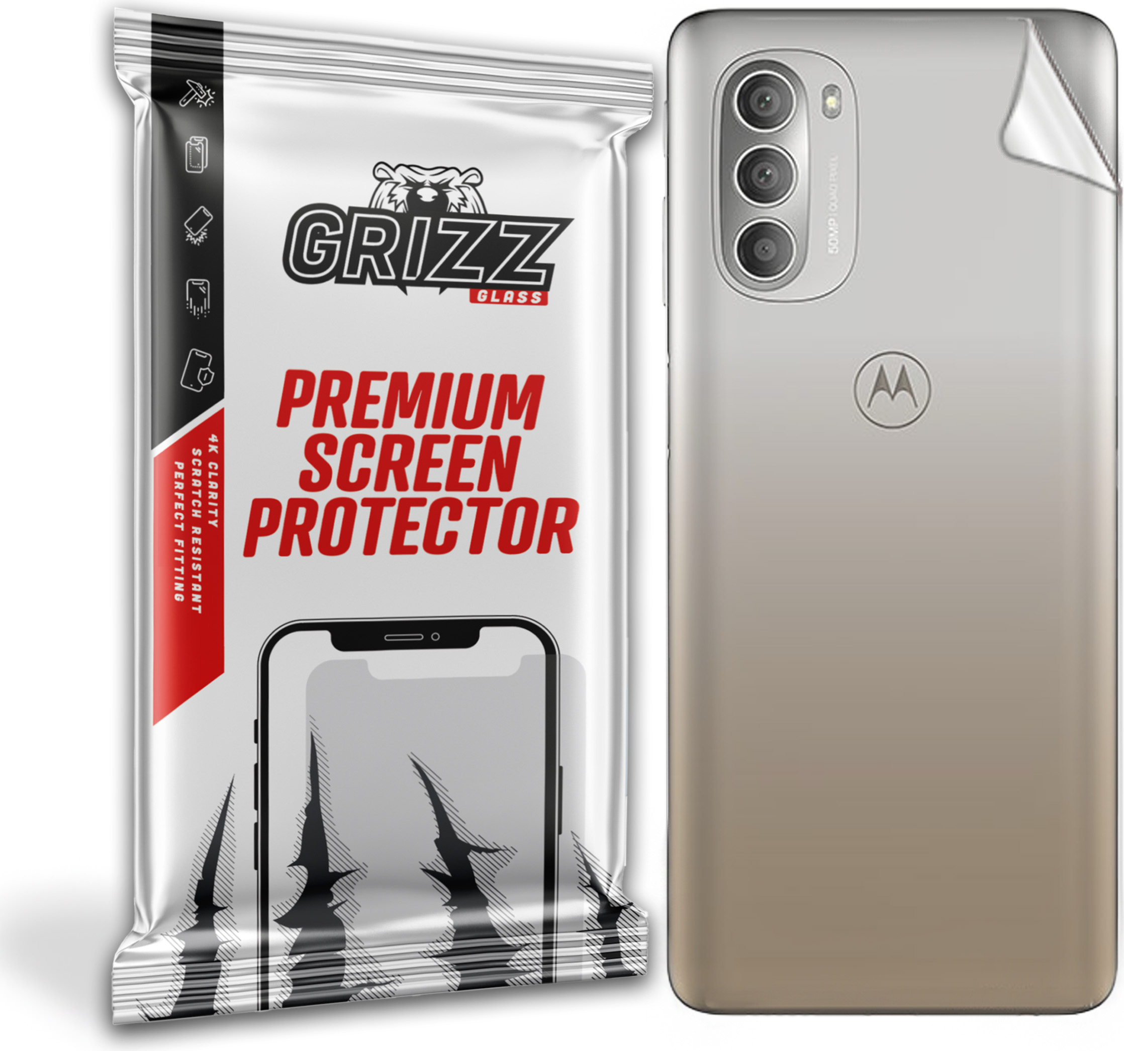 GrizzGlass SatinSkin Motorola Moto G51 5G