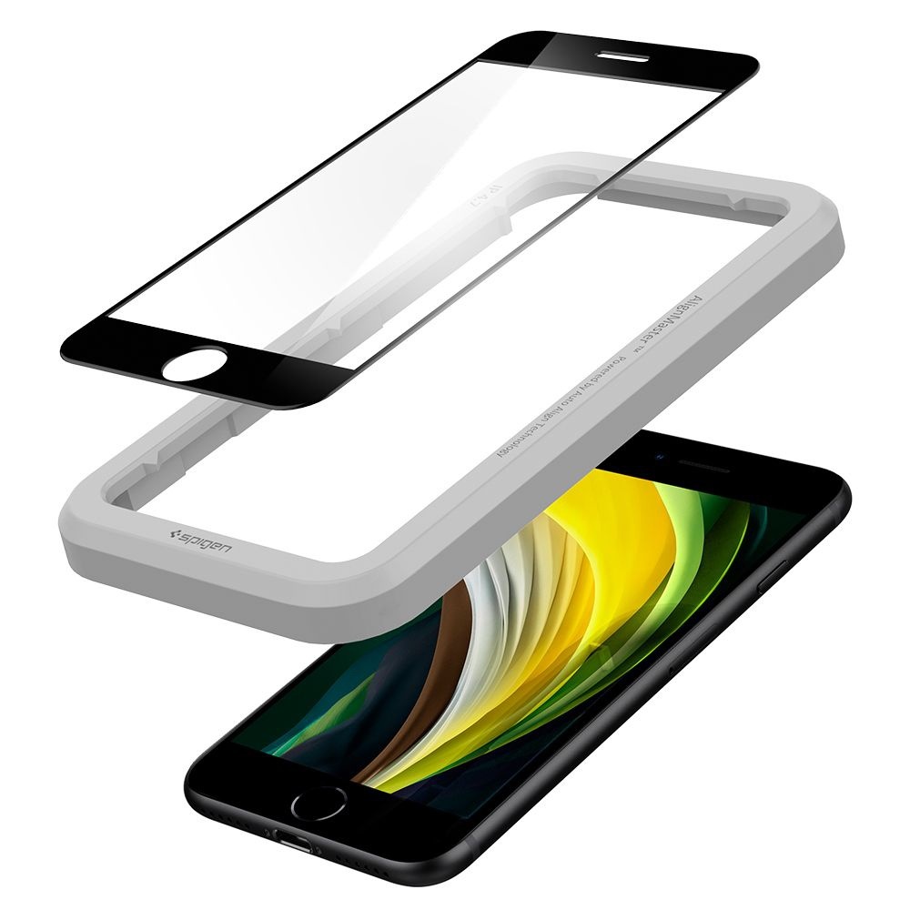 Spigen GLAS.tR AlignMaster Apple iPhone SE 2022/SE 2020/8/7 Black