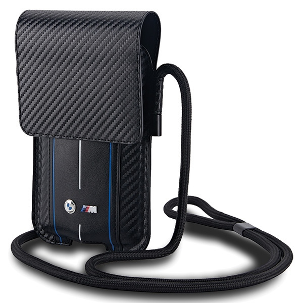 BMW BMPSP15XMSCAKL Wallet Bag Carbon Blue Stripes black