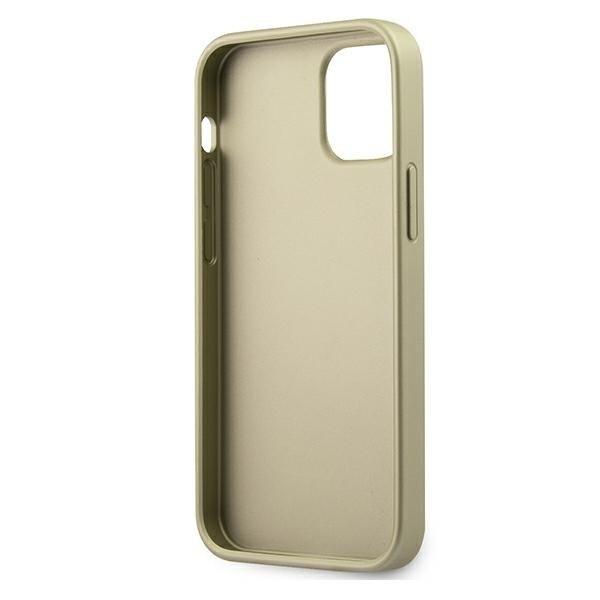 Guess GUHCP12SIGLGO Apple iPhone 12 mini gold hardcase Iridescent