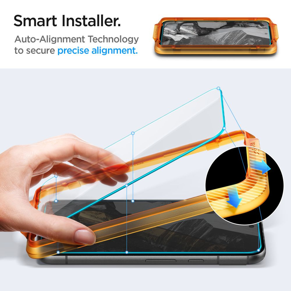 Spigen GLAS.tR AlignMaster Google Pixel 8a Clear [2 PACK]