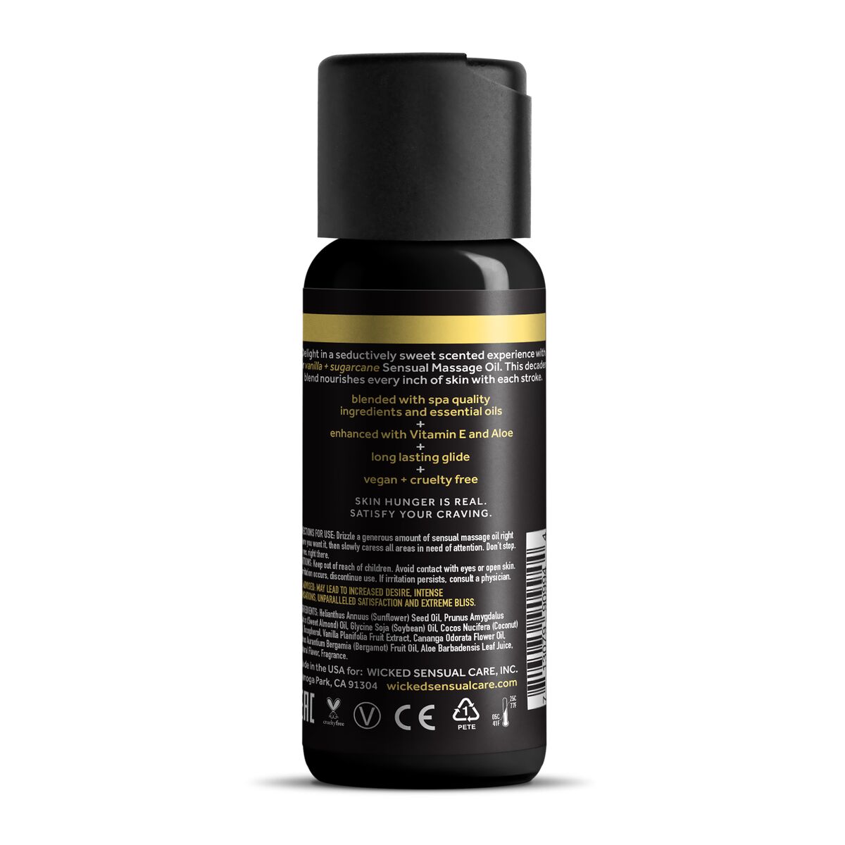 Erotic Massage Oil Wicked Sensual Care Vanilla 120 ml