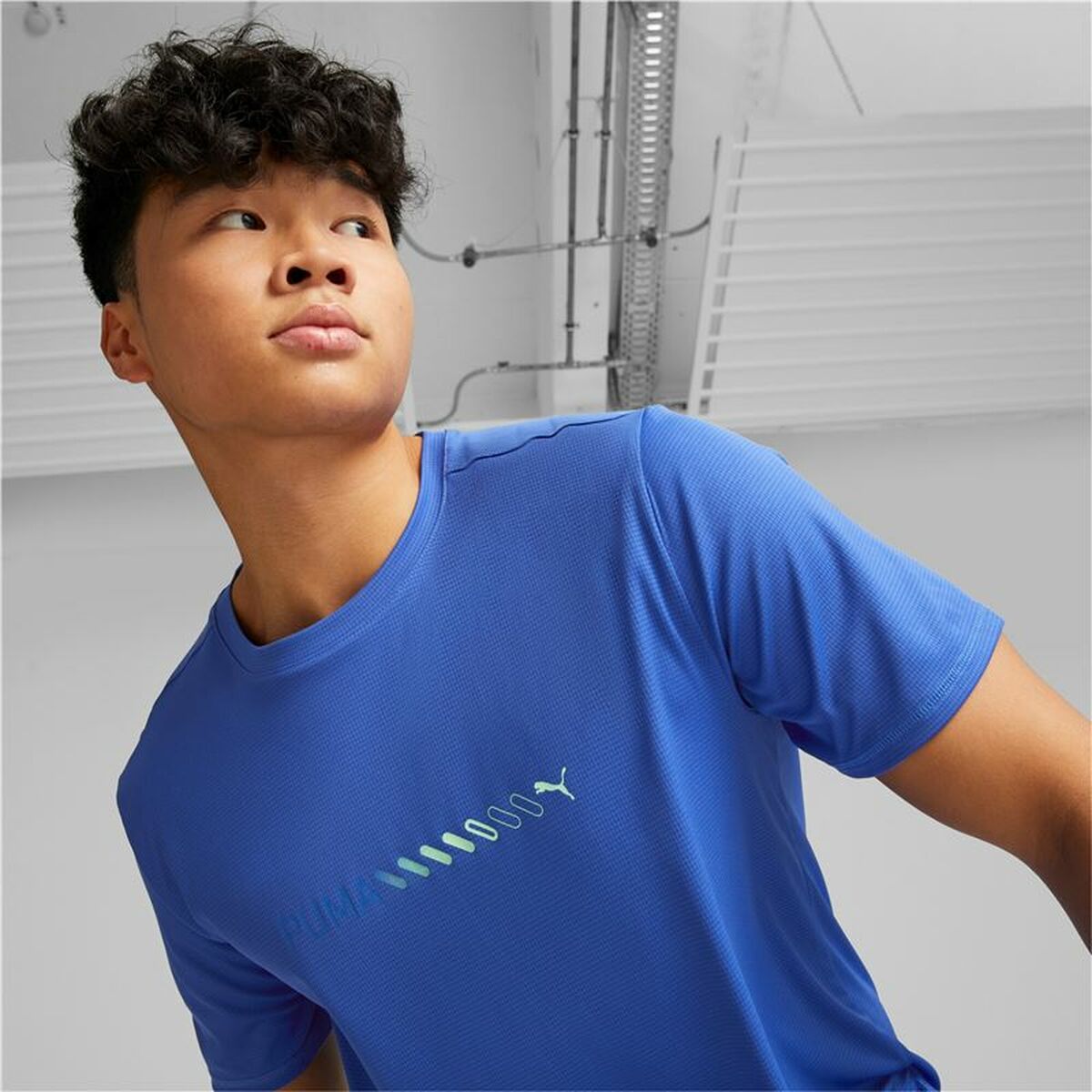 T-shirt Puma Run Favorite Logo Blue Men