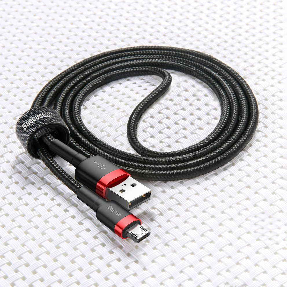 Baseus Cafule USB-A/microUSB Cable 2A 3M black-gray