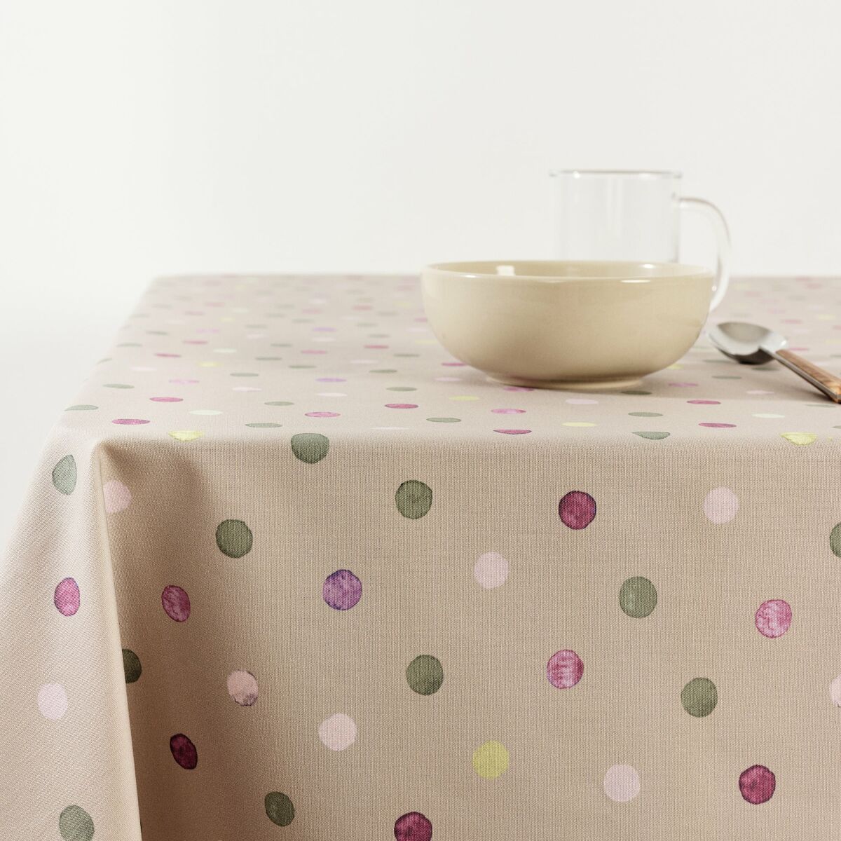 Tablecloth Belum 0120-357 Brown 200 x 155 cm Spots
