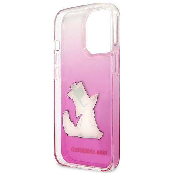 Karl Lagerfeld KLHCP14XCFNRCPI Apple iPhone 14 Pro Max hardcase pink Choupette Fun