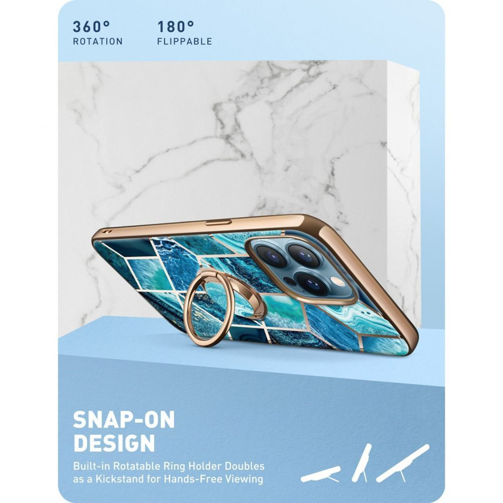 Supcase IBLSN Cosmo Snap Apple iPhone 13 Pro Ocean Blue
