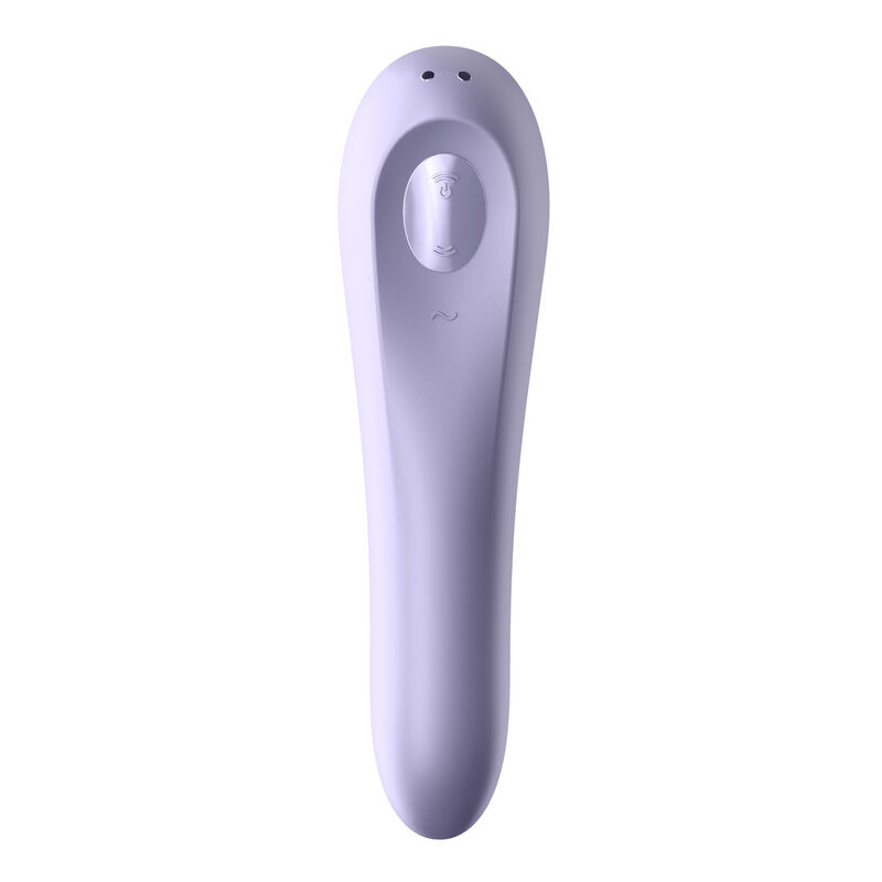 SATISFYER DUAL PLEASURE AIR PULSE VIBRATOR MAUVE