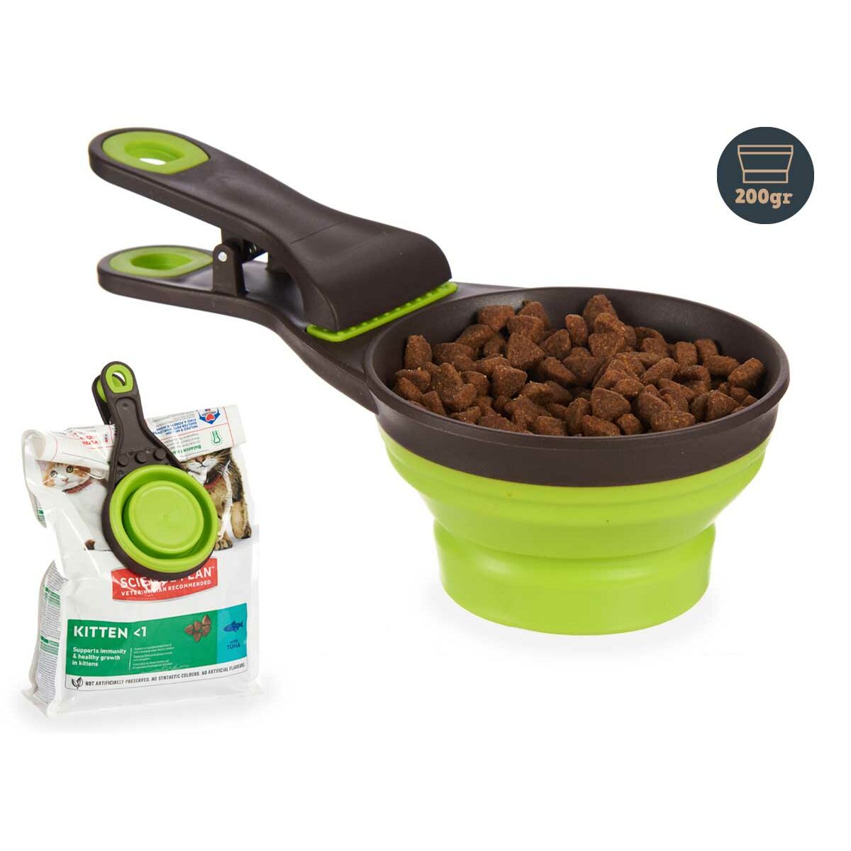 Measuring spoon Grey Green 3-in-1 237 ml