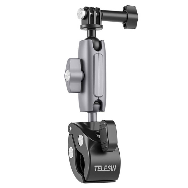 TELESIN Aluminum Universal Handlebar Mount Tube Clamp