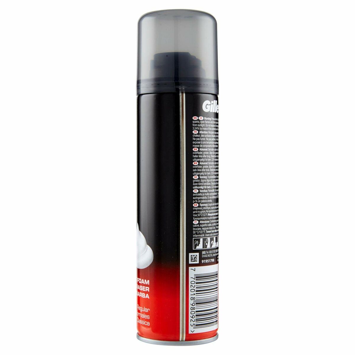 Shaving Foam Gillette GSFR 200 ml