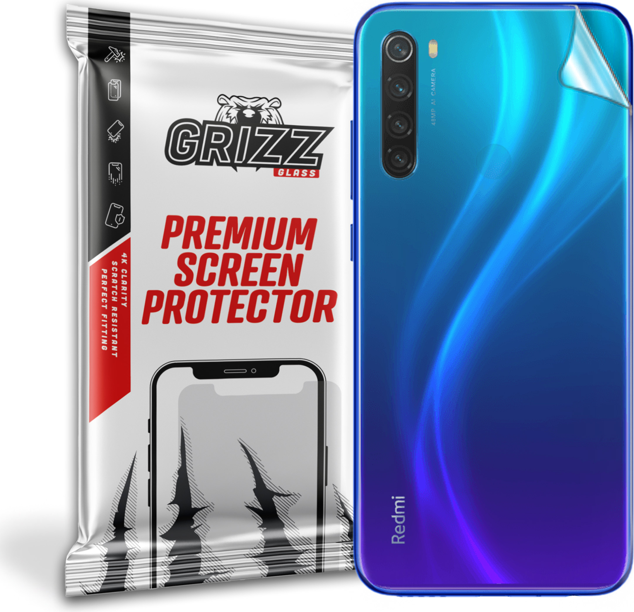 GrizzGlass SatinSkin Xiaomi Redmi Note 8 2021