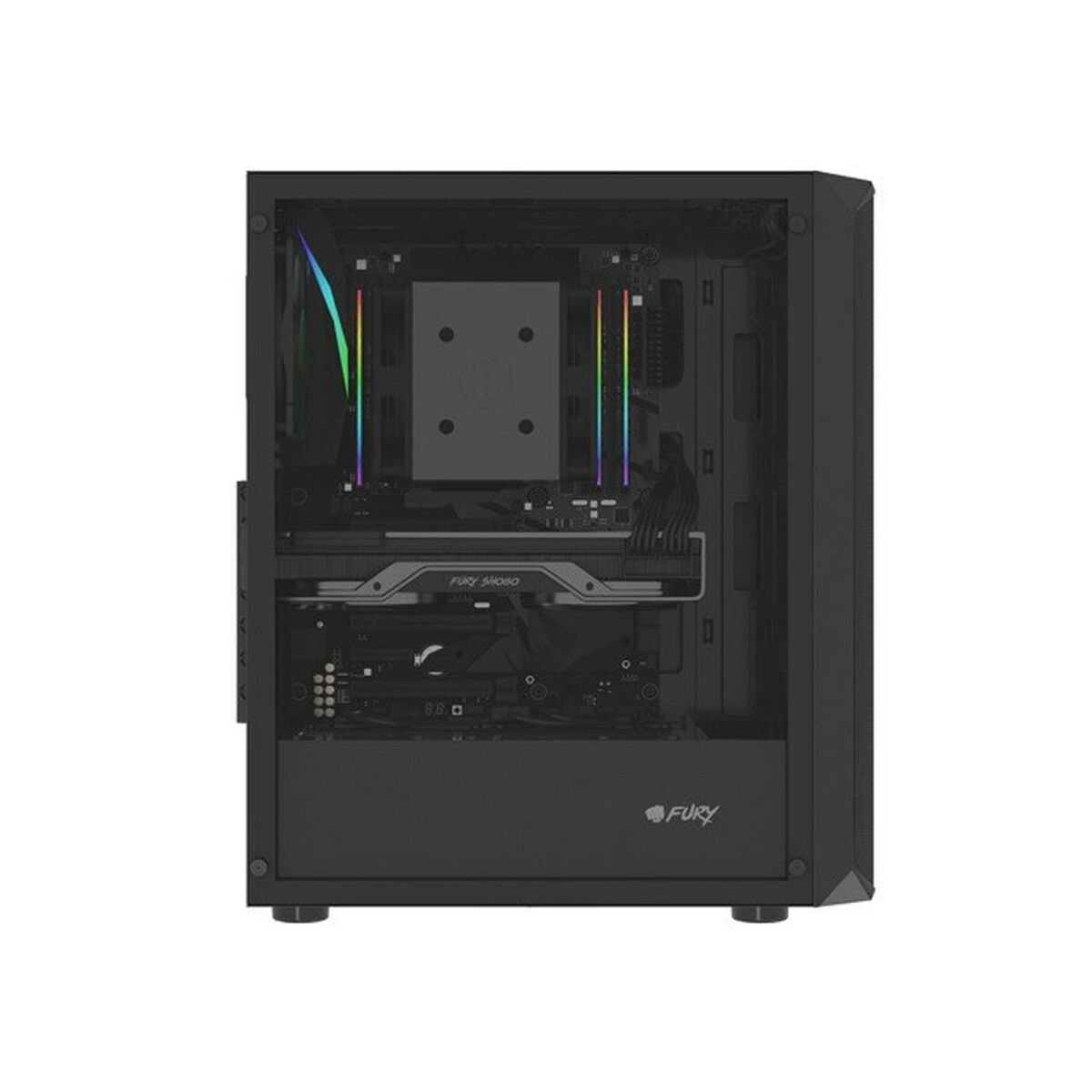 ATX Semi-tower Box Fury NFO-2152 Black ATX Semi-tower Box Fury NFO-2152 Black