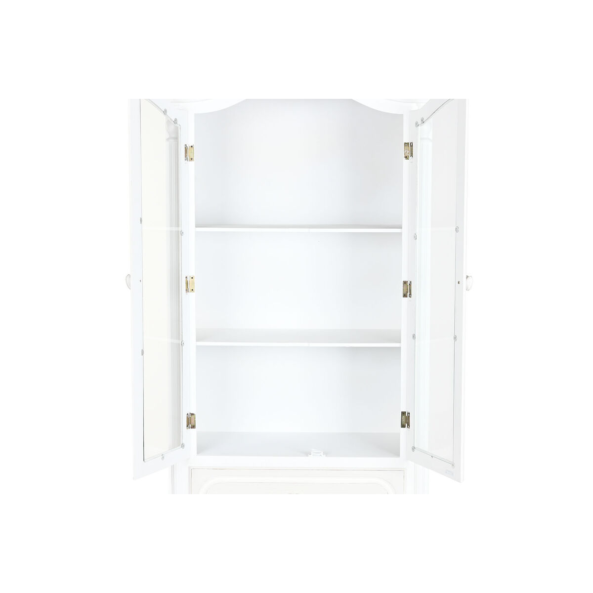 Display Stand Home ESPRIT White Wood Crystal 76 x 39 x 193 cm