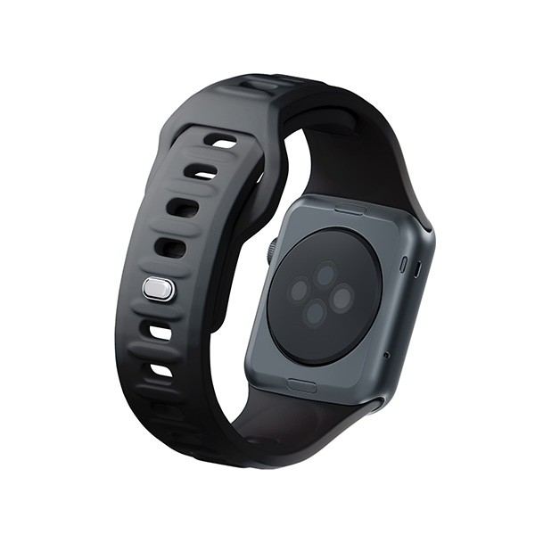 3MK Silicone Watch Strap Apple Watch 4/5/6/7/SE/8/9 40/41mm black