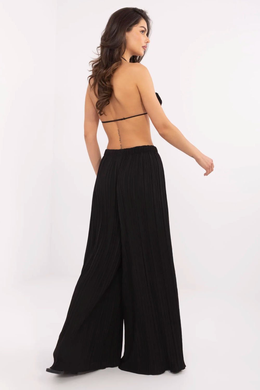  Women trousers model Italy Moda  black