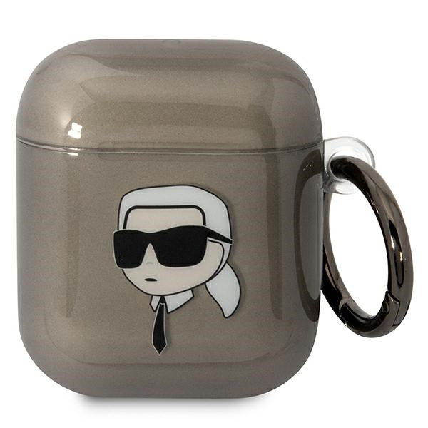 Karl Lagerfeld KLA2HNIKTCK Apple AirPods 2/1 black Karl`s Head
