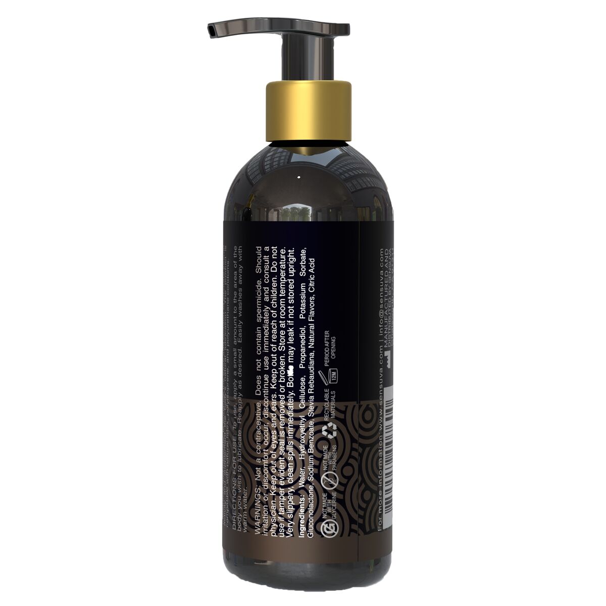 Flavored Lubricant Ultra Thick Unscented Sensuva 125 ml