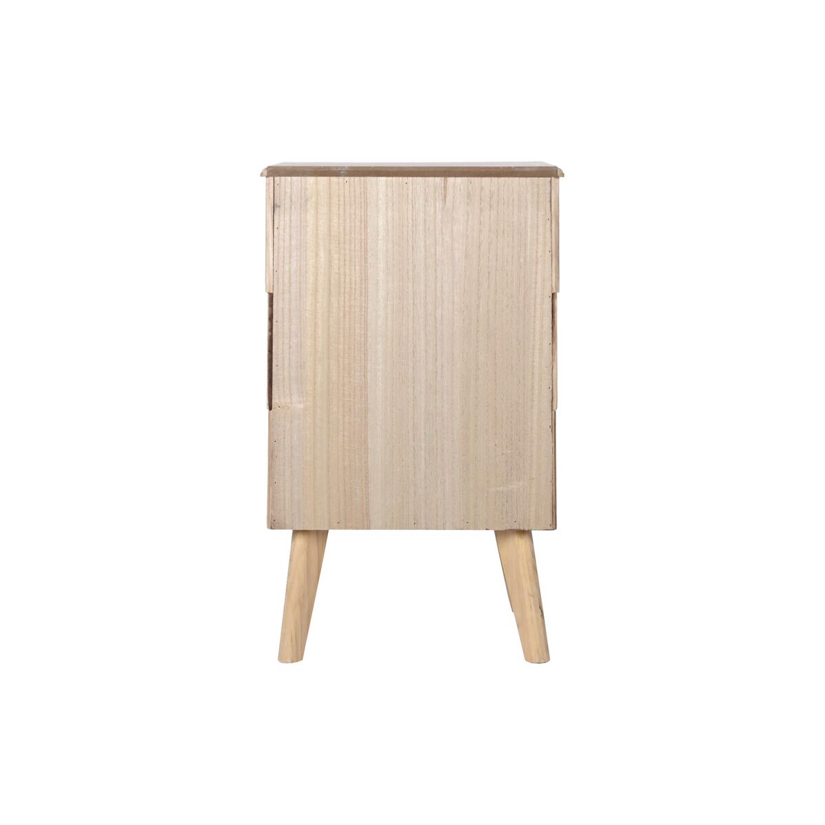 Nightstand DKD Home Decor Golden Light brown Paolownia wood MDF Wood 43 x 40 x 70 cm