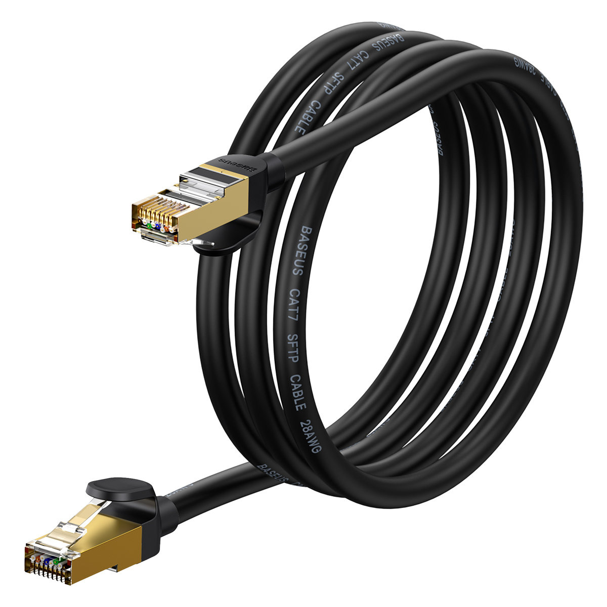Ethernet Cable Baseus Speed Seven RJ45 10Gbps 1.5m black