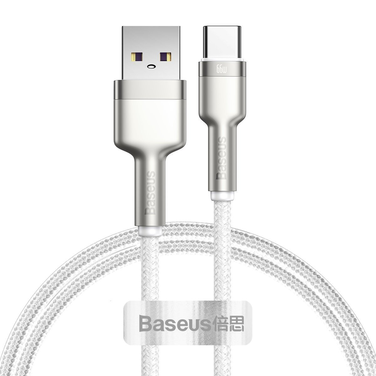 Baseus Cafule USB-A/USB-C Cable 66W, 1m (white)