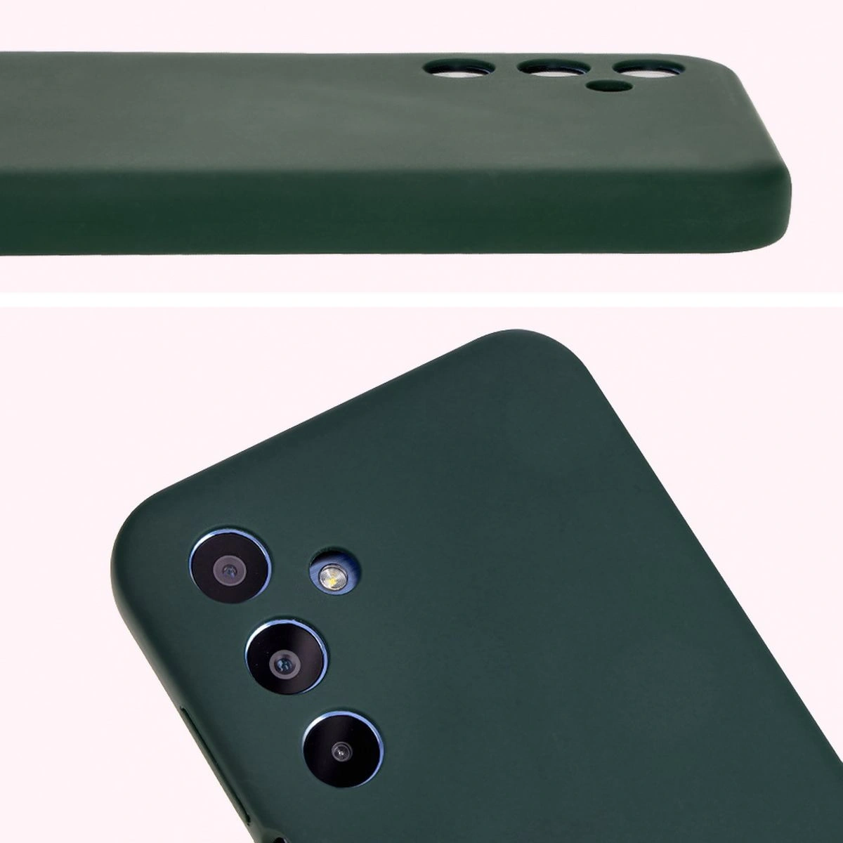 Bizon Soft Case Samsung Galaxy M35 5G dark green