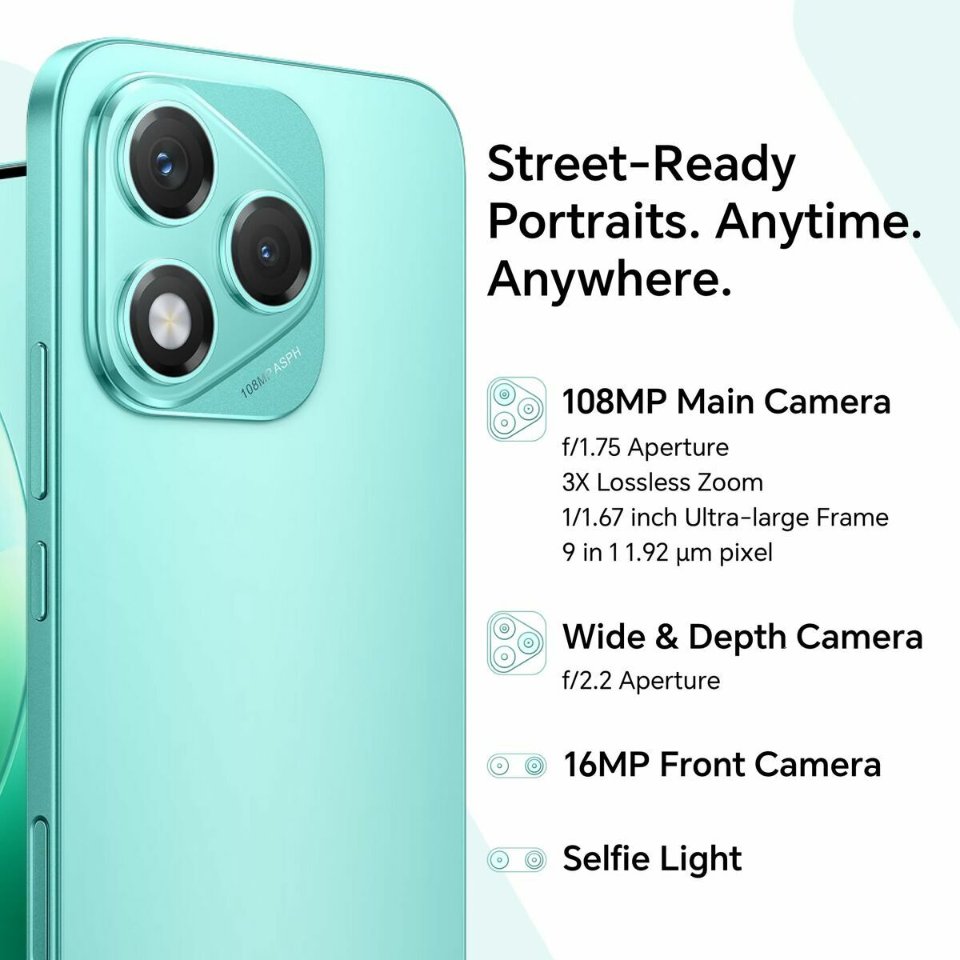 Smartphone Honor 5109BRUW 6,7" Octa Core 8 GB RAM 256 GB Green Smartphone Honor 5109BRUW 6,7" Octa Core 8 GB RAM 256 GB Green